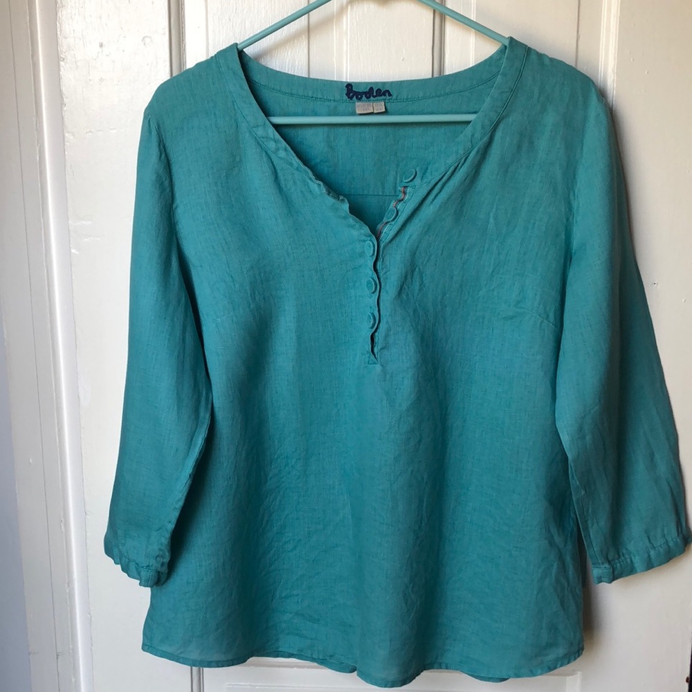 Biden linen top